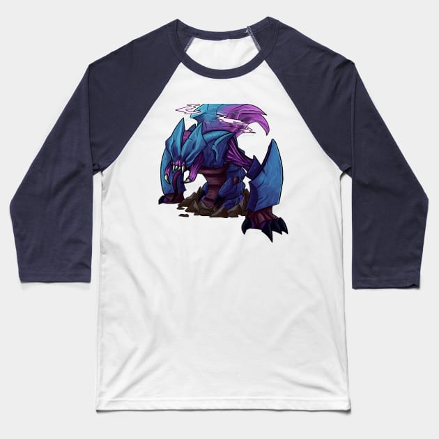 Reksai Baseball T-Shirt by SheeKN